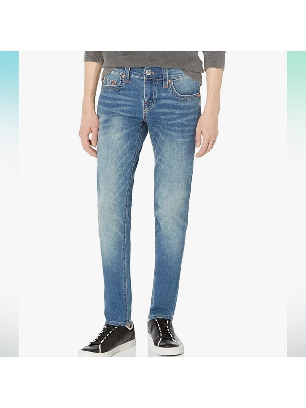 True Religion Light Blue Slim Jeans
